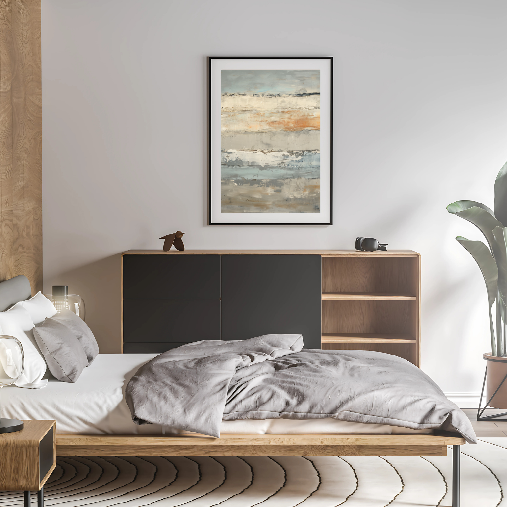 Earth Layers – Soft Horizon Abstract