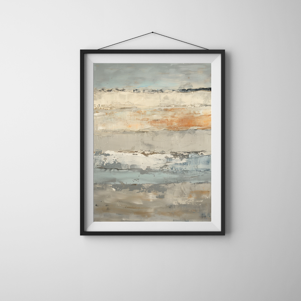 Earth Layers – Soft Horizon Abstract