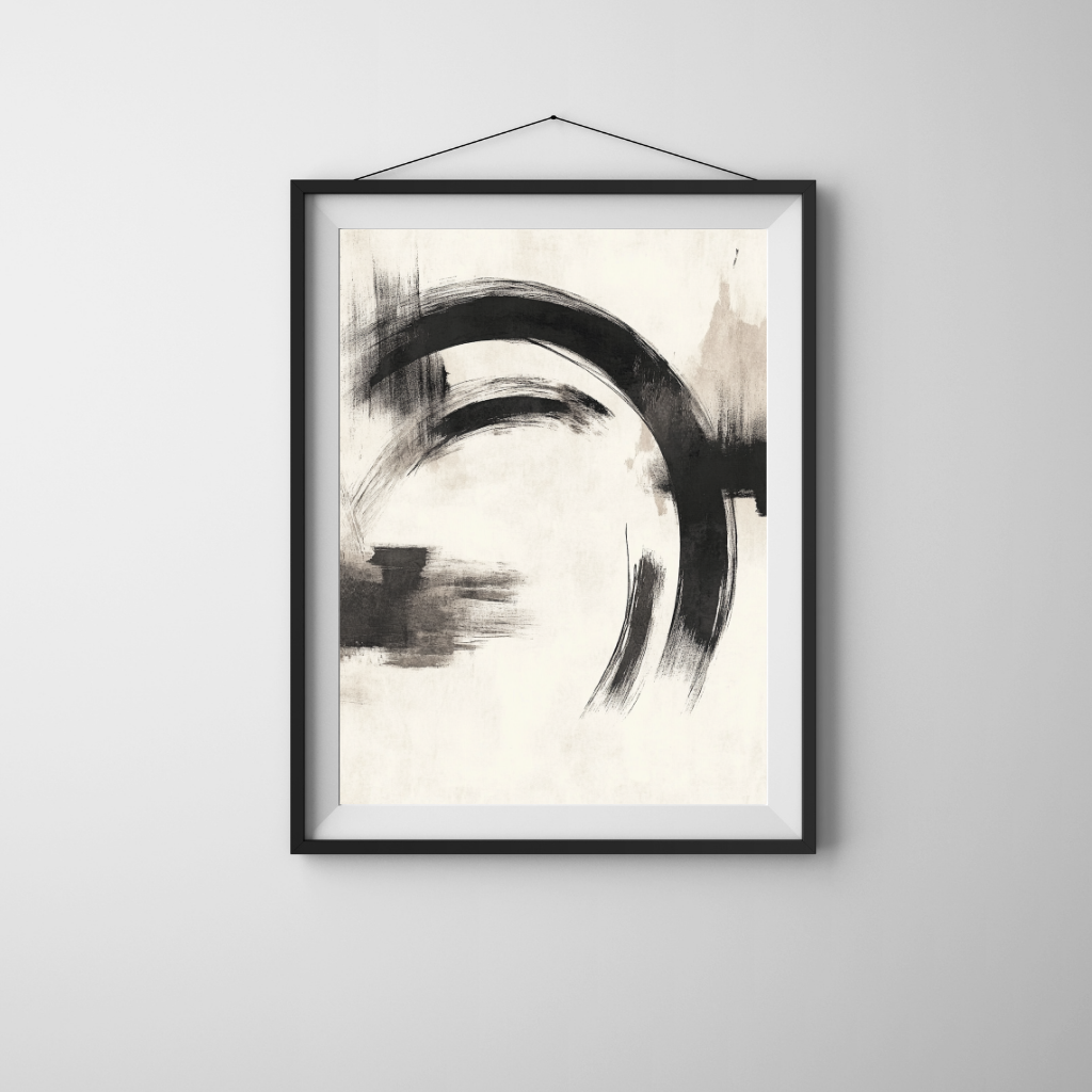 Ink & Silence - Japanese-Inspired Minimalist Brushwork