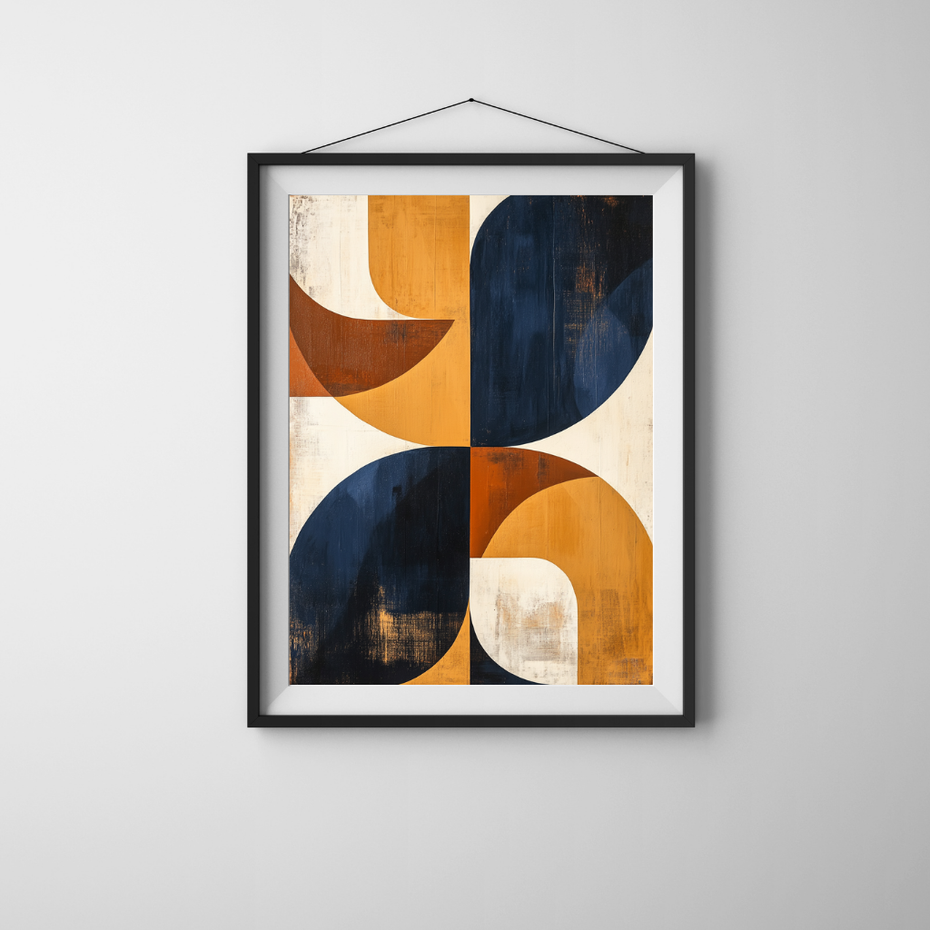 Mod Geometry - Mid-Century Abstract Shapes