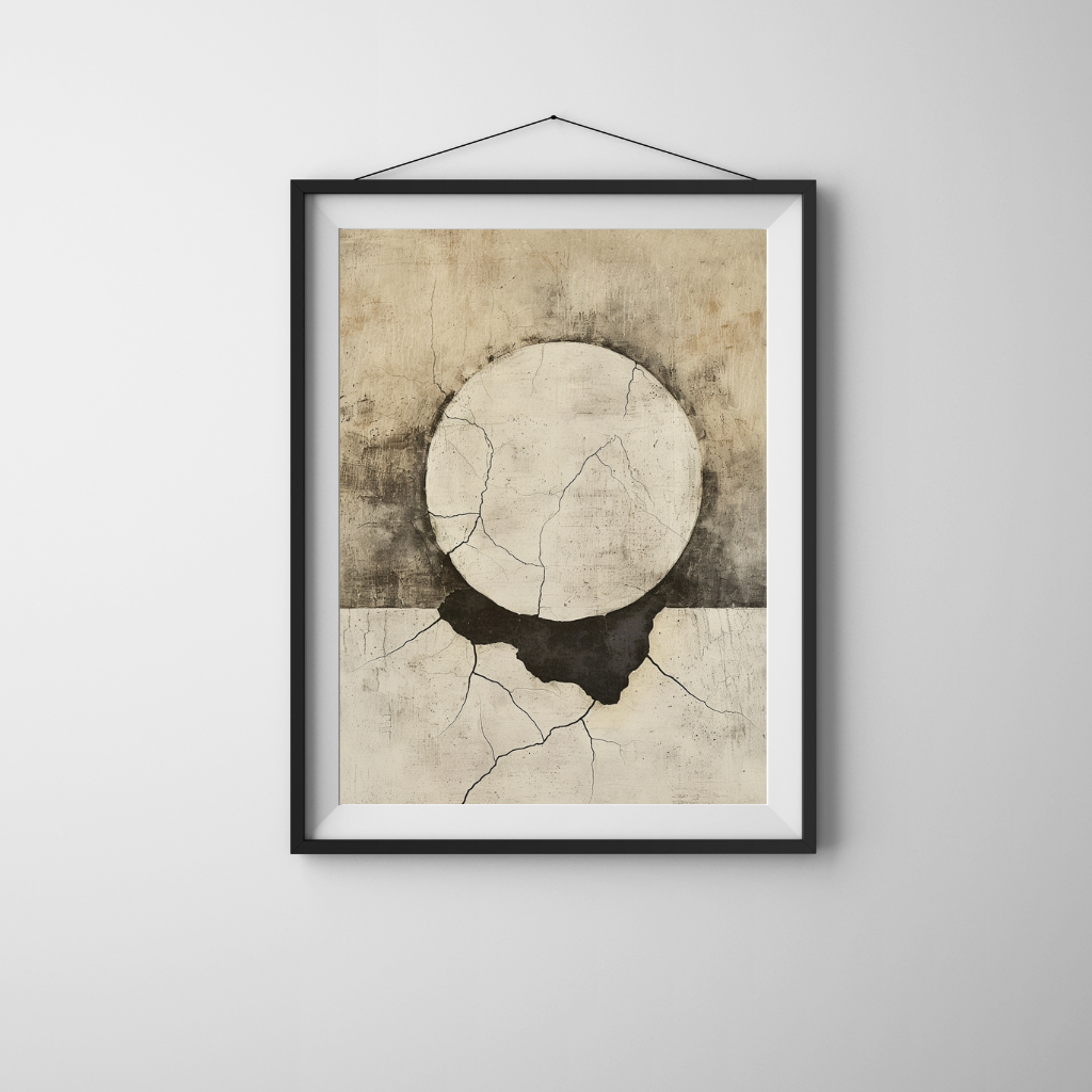 Shattered Moonrise – Wabi-Sabi Inspired Lunar Form