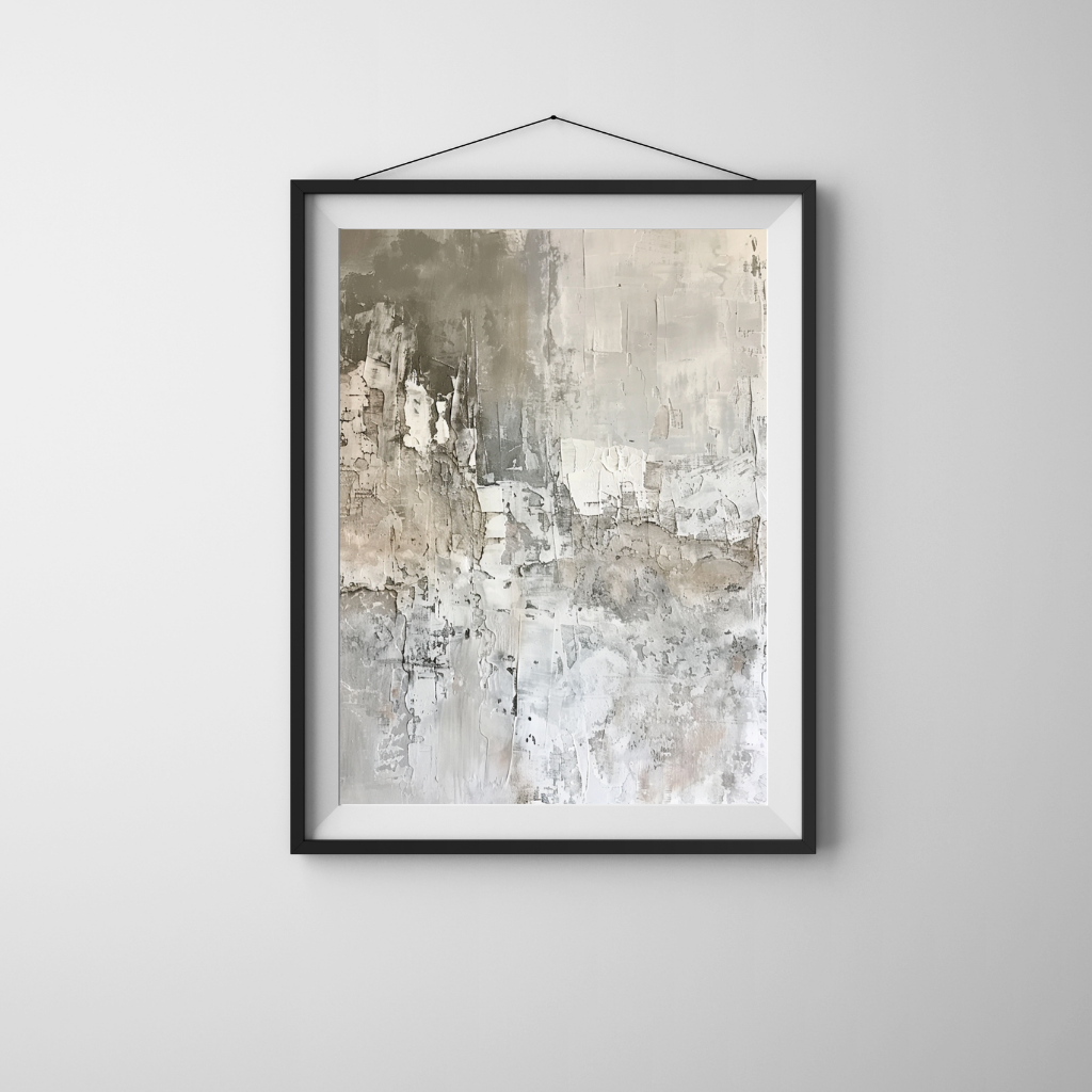 Stone Echo – Textured Neutral Abstract