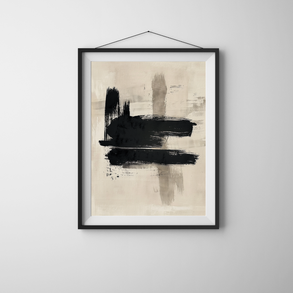 Bearing – Gestural Abstract Composition