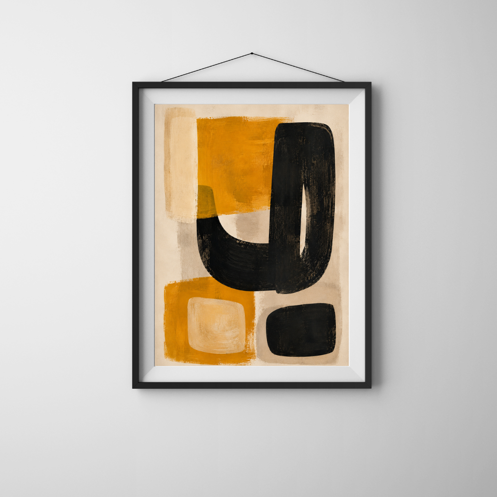 Ember Loop – Contemporary Geometric Abstract