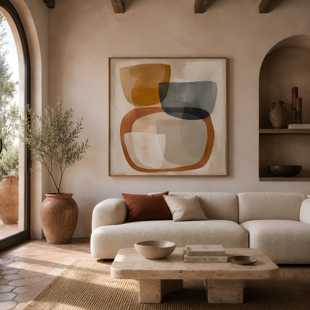 Gathered – Layered Organic Composition