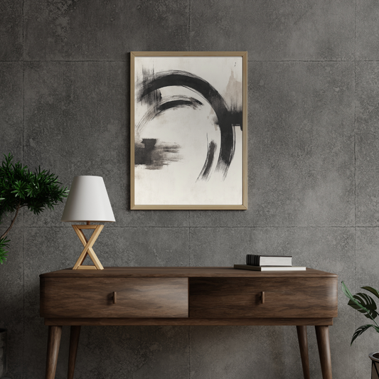 Ink & Silence - Japanese-Inspired Minimalist Brushwork