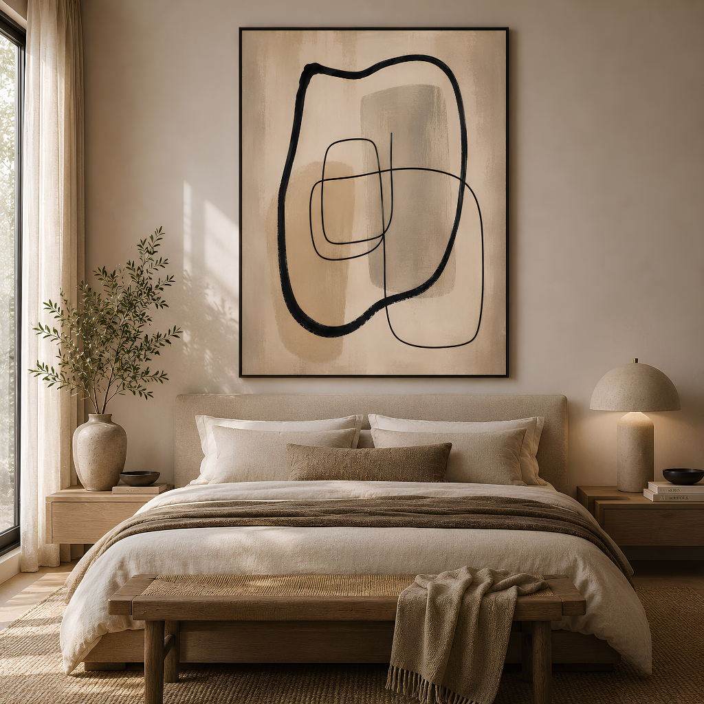 Interval – Minimalist Abstract Line Composition