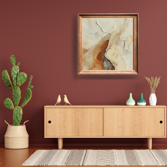 Layered Earth - Organic Neutral Abstract Wall Art