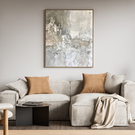 Stone Echo – Textured Neutral Abstract